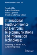 Cover: International Youth Conference on Electronics, Telecommunications and Information Technologies - Springer