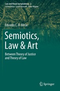 Cover: Semiotics, Law & Art - Springer