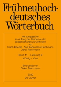 Abbildung von: stössig - süne - De Gruyter