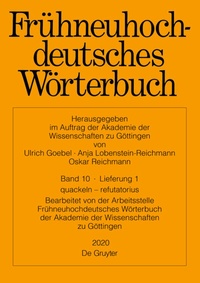 Abbildung von: quackeln - refutatorius - De Gruyter