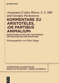 Cover: Kommentare zu Aristoteles, >De partibus animalium< - De Gruyter