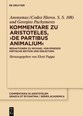 Cover: Kommentare zu Aristoteles, >De partibus animalium< - De Gruyter