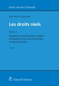 Cover: Les droits r&eacute;els - St&auml;mpfli Verlag AG