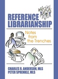Cover: Reference Librarianship - Routledge
