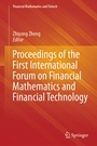 Cover: Proceedings of the First International Forum on Financial Mathematics and Financial Technology - Springer