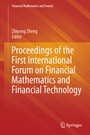 Cover: Proceedings of the First International Forum on Financial Mathematics and Financial Technology - Springer