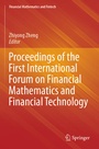 Cover: Proceedings of the First International Forum on Financial Mathematics and Financial Technology - Springer
