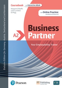 Abbildung von: Business Partner A2 DACH Edition Coursebook and eBook with Online Practice - Pearson International