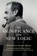 Cover: The Significance of the New Logic - Cambridge University Press