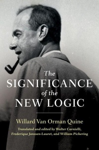 Enlarge image Cover: The Significance of the New Logic - Cambridge University Press