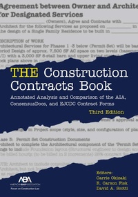 Abbildung von: THE Construction Contracts Book - American Bar Association