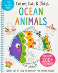 Cover: Color, Cut, and Fold: Ocean Animals - Insight Editions