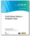 Cover: AWWA C712-19 Cold-Water Meters - American Water Works Association,US