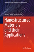Cover: Nanostructured Materials and their Applications - Springer