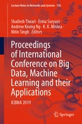 Cover: Proceedings of International Conference on Big Data, Machine Learning and their Applications - Springer