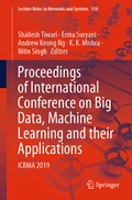 Cover: Proceedings of International Conference on Big Data, Machine Learning and their Applications - Springer
