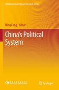 Cover: China's Political System - Springer