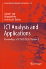 Cover: ICT Analysis and Applications - Springer