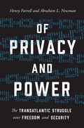 Cover: Of Privacy and Power - Princeton University Press