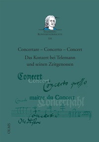 Enlarge image Cover: Concertare - Concerto - Concert - Georg Olms Verlag