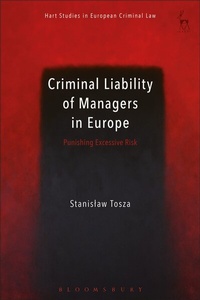 Abbildung von: Criminal Liability of Managers in Europe - Hart Publishing