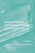 Cover: Selected Political and Economic Writings - Brill