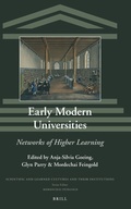 Cover: Early Modern Universities - Brill