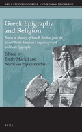 Bild: Greek Epigraphy and Religion - Brill