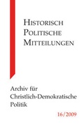 Cover: Historisch-Politische Mitteilungen - B&ouml;hlau