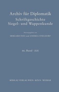 Cover: Archiv f&uuml;r Diplomatik, Schriftgeschichte, Siegel- und Wappenkunde - B&ouml;hlau