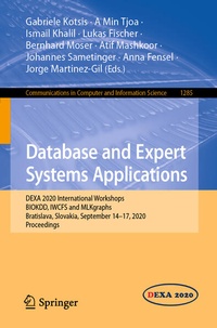 Enlarge image Cover: Database and Expert Systems Applications - Springer