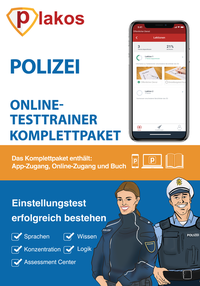 Abbildung von: Polizei Einstellungstest Komplettpaket - Plakos GmbH