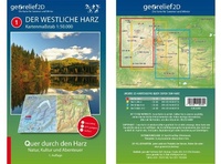 Abbildung von: Wanderkarte Der Westliche Harz 1:50.000 - georelief Vertriebs GbR