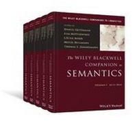 Enlarge image Cover: The Wiley Blackwell Companion to Semantics - Wiley