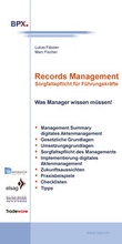 Cover: Records Management - BPX-Verlag