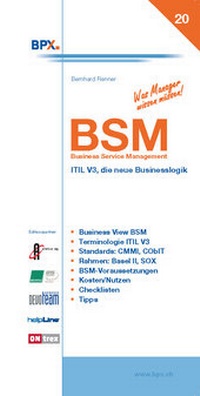 Enlarge image Cover: BSM, Business Service Management - BPX-Verlag