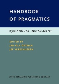 Enlarge image Cover: Handbook of Pragmatics - John Benjamins Publishing Co