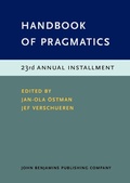 Cover: Handbook of Pragmatics - John Benjamins Publishing Company