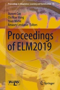 Cover: Proceedings of ELM2019 - Springer