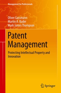 Enlarge image Cover: Patent Management - Springer