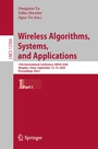 Cover: Wireless Algorithms, Systems, and Applications - Springer