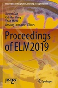 Cover: Proceedings of ELM2019 - Springer