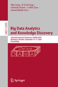 Cover: Big Data Analytics and Knowledge Discovery - Springer
