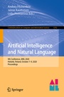 Cover: Artificial Intelligence and Natural Language - Springer