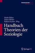 Cover: Handbuch Theorien der Soziologie - Springer VS