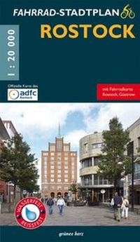 Enlarge image Cover: Fahrradstadtplan Rostock - grünes herz