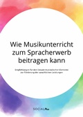 Abbildung von: Wie Musikunterricht zum Spracherwerb beitragen kann. Empfehlungen für den Einsatz musikalischer Elemente zur Förderung der sprachlichen Leistungen - GRIN Verlag