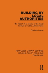 Enlarge image Cover: Building by Local Authorities - Routledge