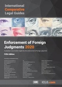 Abbildung von: International Comparative Legal Guide - Enforcement of Foreign Judgments 2020 - Global Legal Group Ltd
