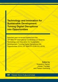 Cover: Technology and Innovation for Sustainable Development: Turning Digital Disruptions into Opportunities - Trans Tech Publications Ltd